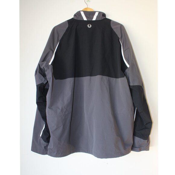 Sunice Typhoon Zephal Men's Gray Waterproof Zip Up Jacket Size XXL Reflective - Picture 8 of 12